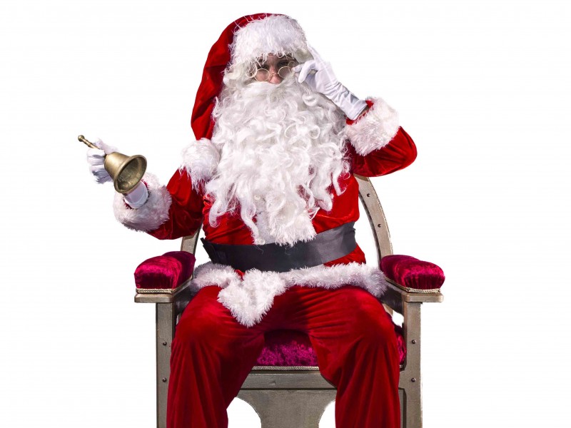 Santa Claus at home