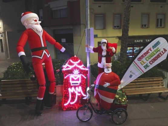 Accions publicitàries de família Papa Noel