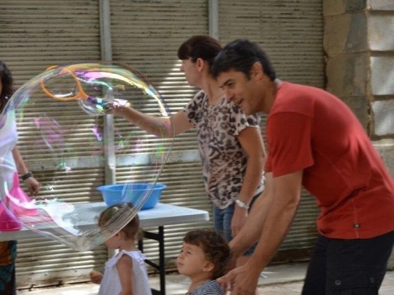 Taller de Burbujas para fiestas infantiles