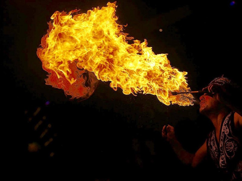 Fire show