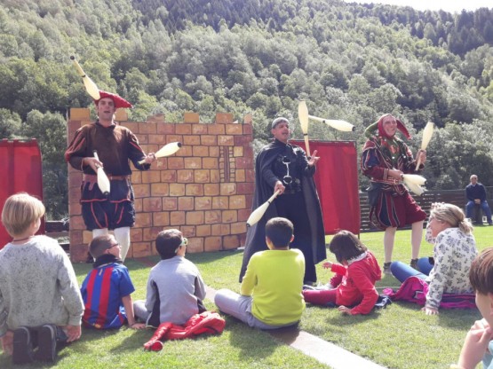 Espectacle medieval per a públic familiar