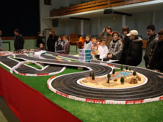 Circuito de coches en miniatura