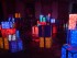 Decoración con regalos con leds
