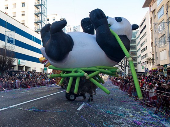 Panda hinchable