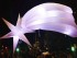 Estrella inflable amb llum
