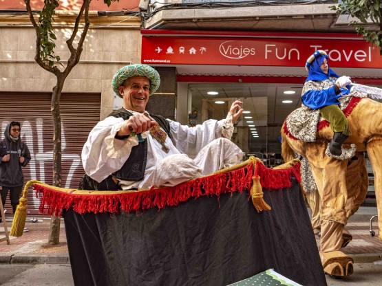 Camel animation and magic carpet
