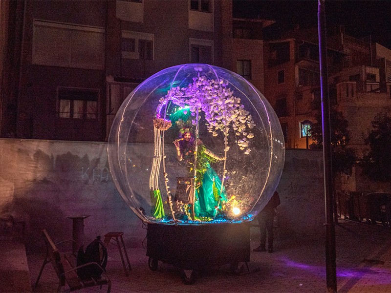 Esfera inflable decorativa