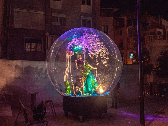 Esfera inflable decorativa