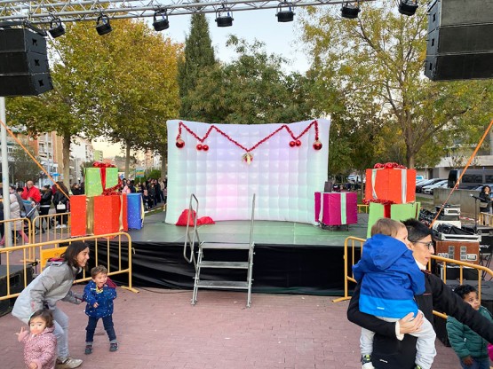 Photocall inflable il·luminat