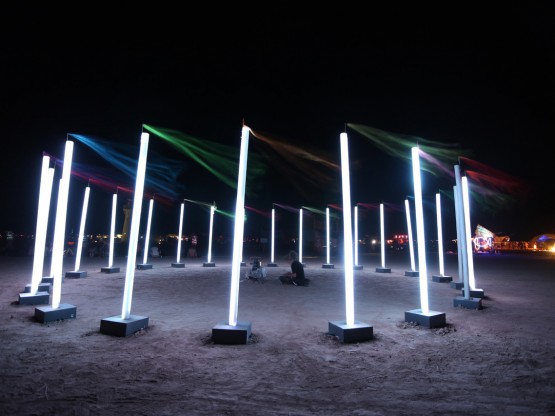 Atracción de led interactiva