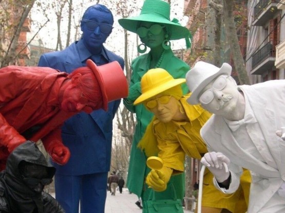 Estàtues humanes per a festes