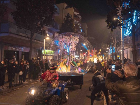 Espectacle per a cavalcada de Reis Mags