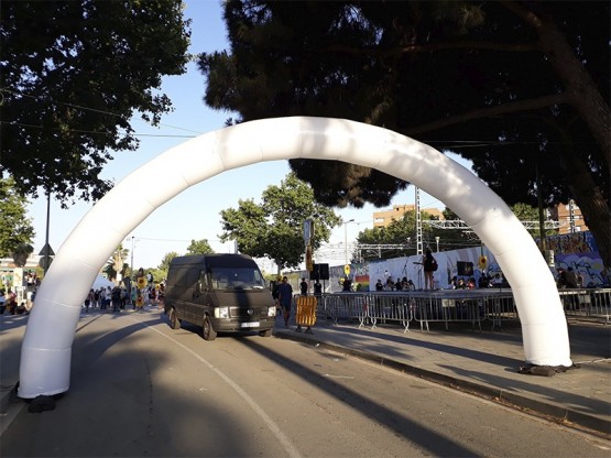 Arc decoratiu amb llums leds