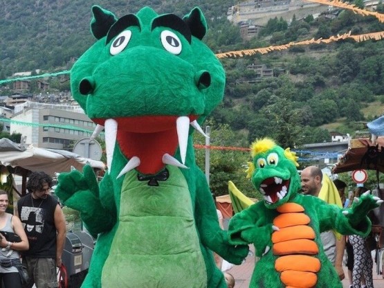 Dragón hinchable
