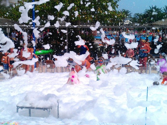 Festes infantils amb espuma