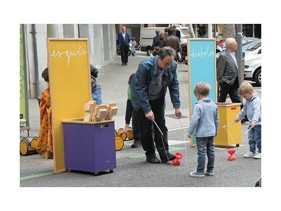 Juegos de madera para fiestas escolares