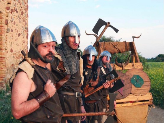 Espectacle medieval de carrer
